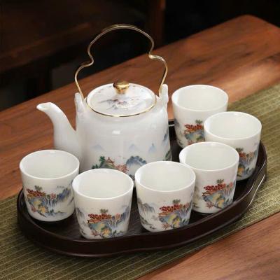 BỘ ẤM CHÉN SỨ SƯƠNG CÁC MẪU – QUÀ TẶNG CAO CẤP
